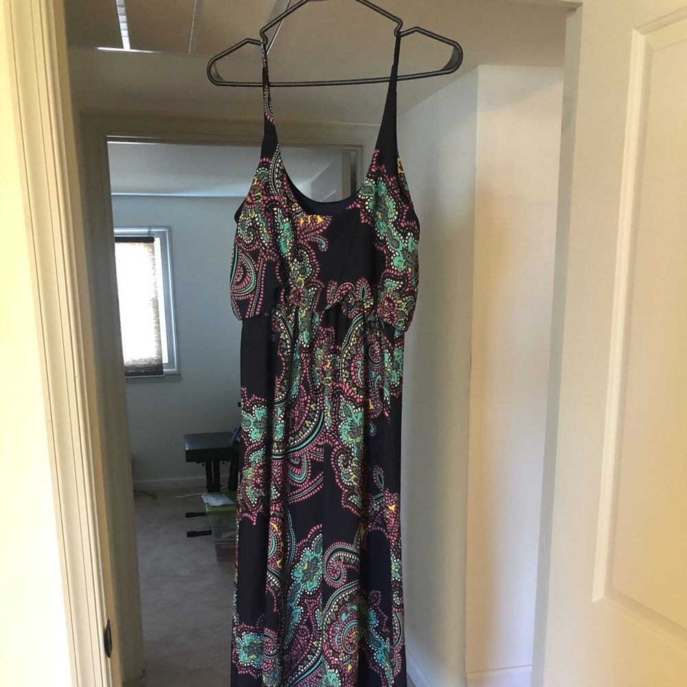 Blue Rain Maxi Dress